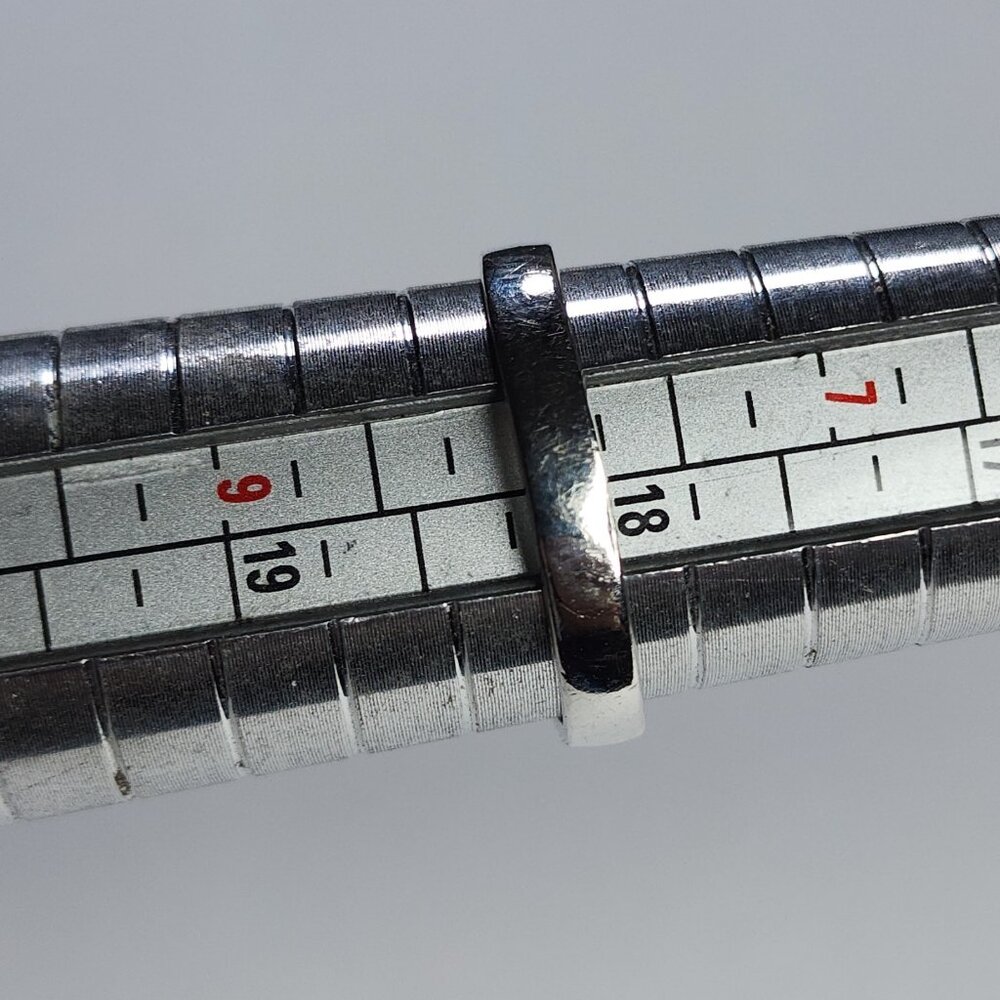 925‎ Sterling Silver Ring Citrine .925 Size 8 - Picture 8 of 10